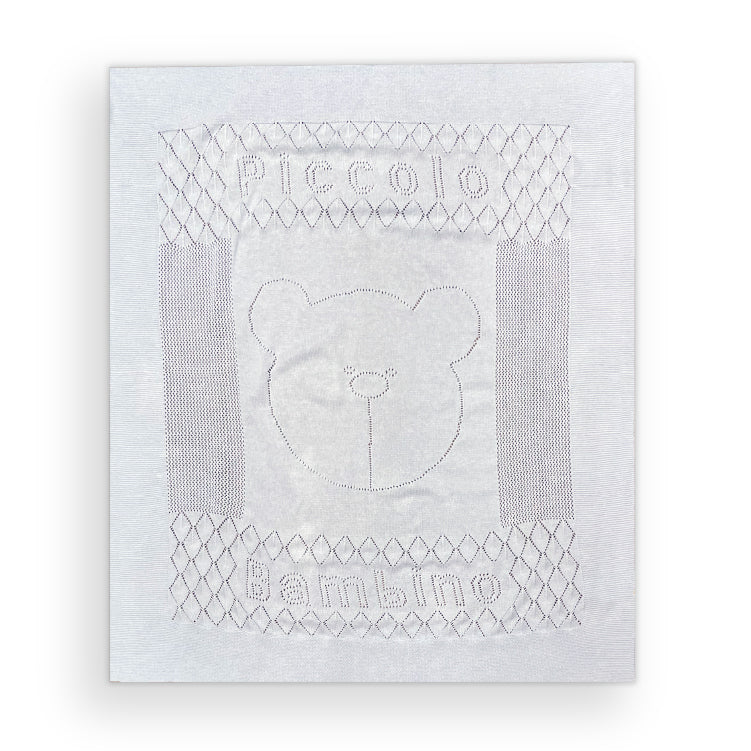 Pointelle Signature Stroller Blanket in Gift Box