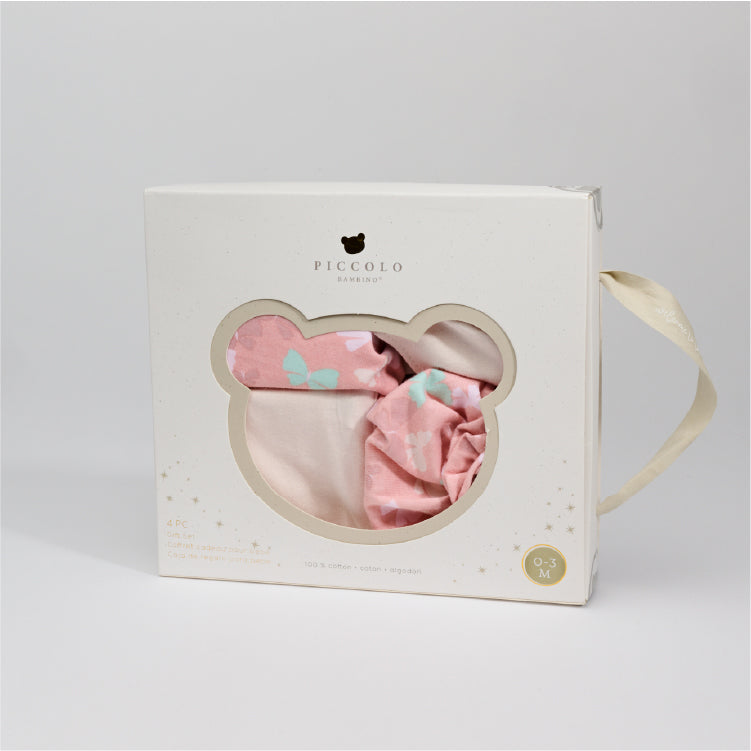 Long Sleeve Bodysuit 4-piece set in Gift Box