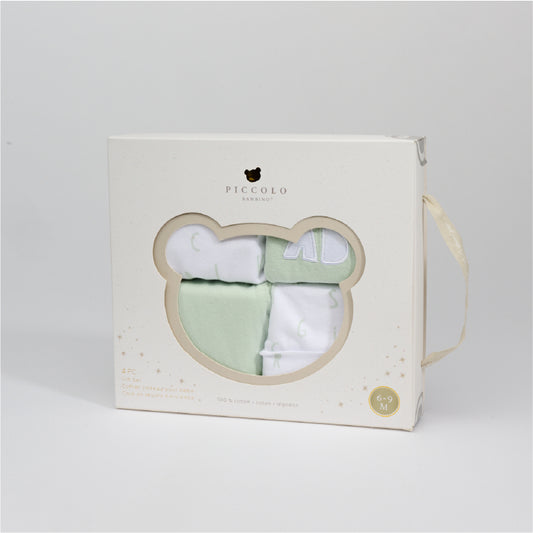 Short Sleeve Bodysuit 4-piece set in Gift Box