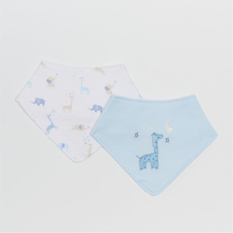 Embroidered & All Over Print Bibs 2-piece