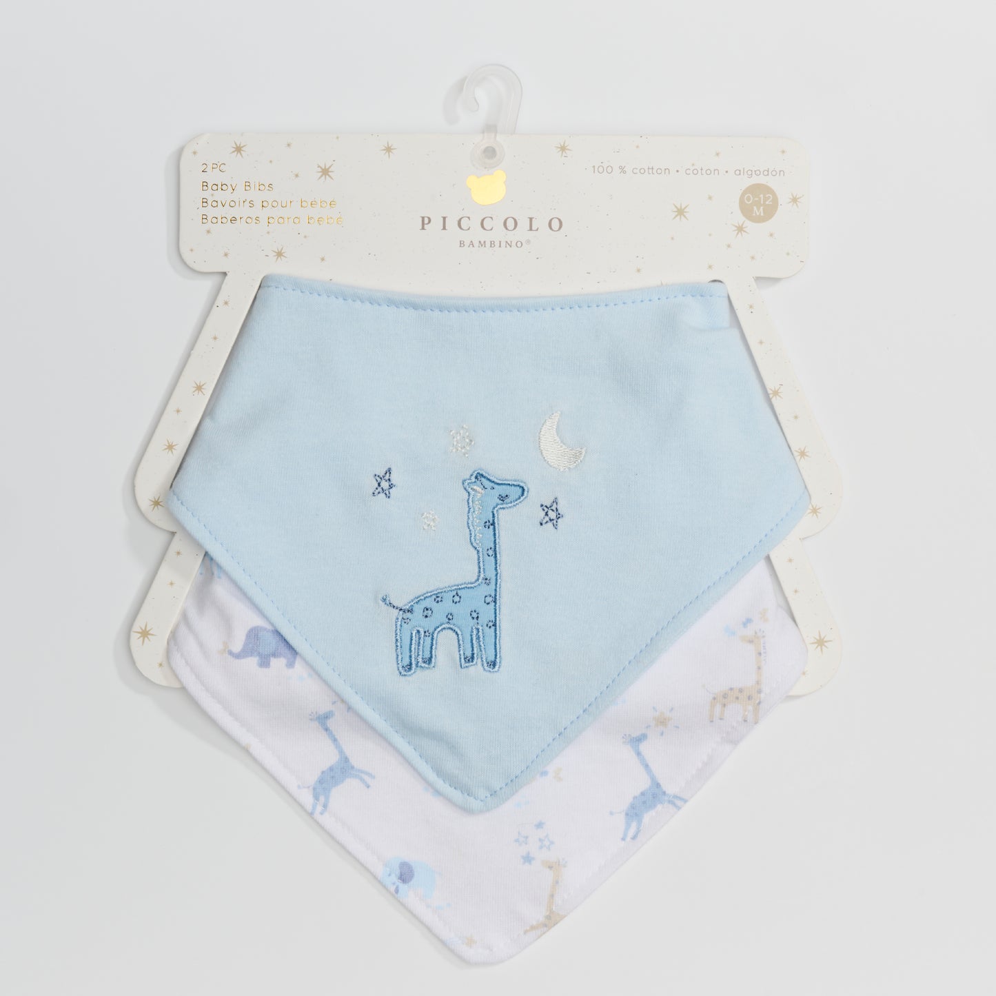 Embroidered & All Over Print Bibs 2-piece