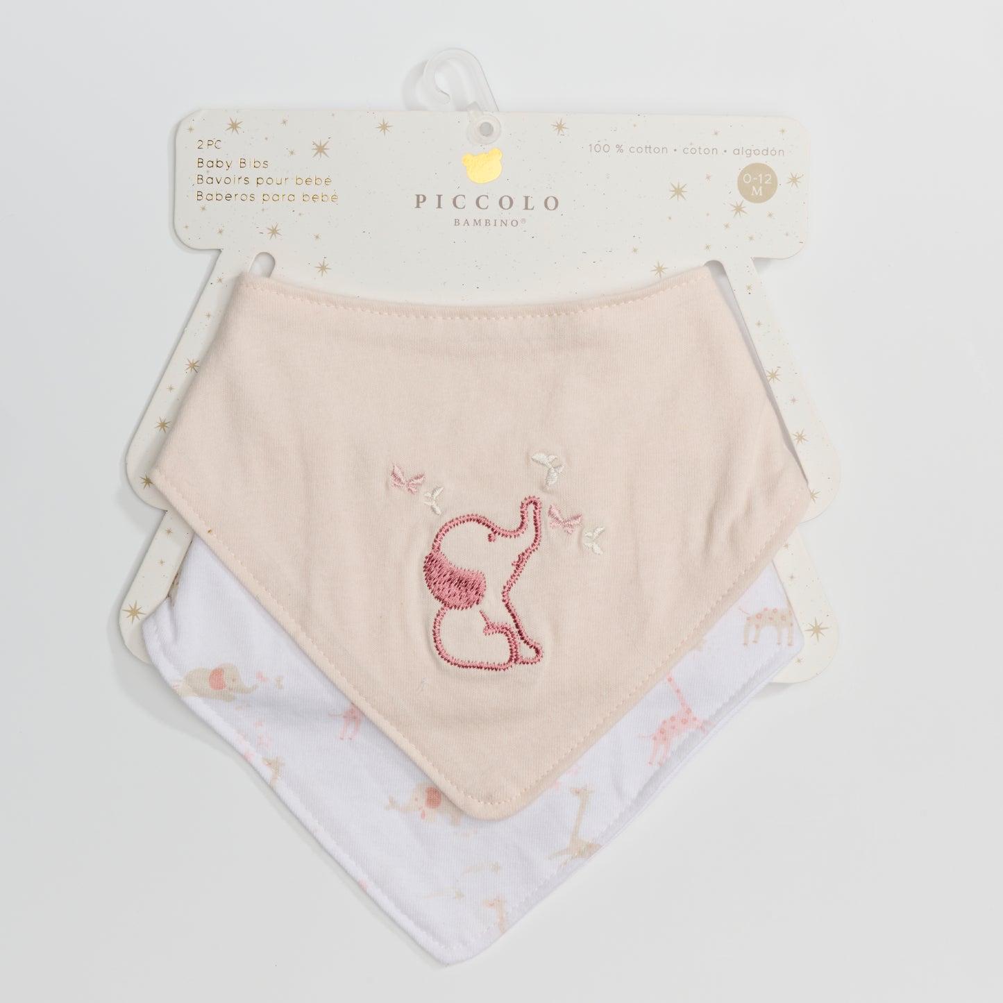 Embroidered & All Over Print Bibs 2-piece