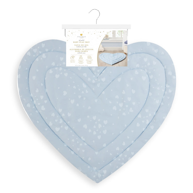 Heart Shape Playmat on Wooden Hanger
