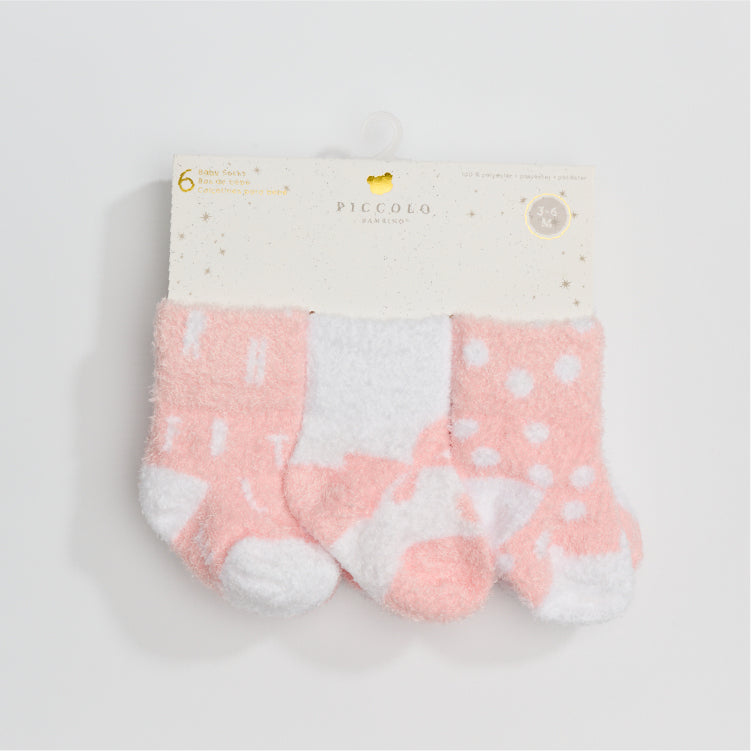 Chenille Socks 6-piece