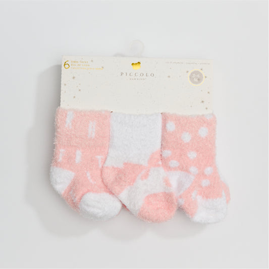 Chenille Socks 6-piece