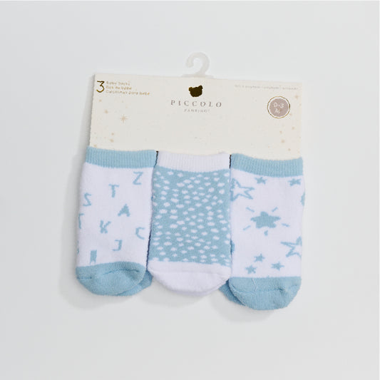 Woven Knit Socks 3-piece