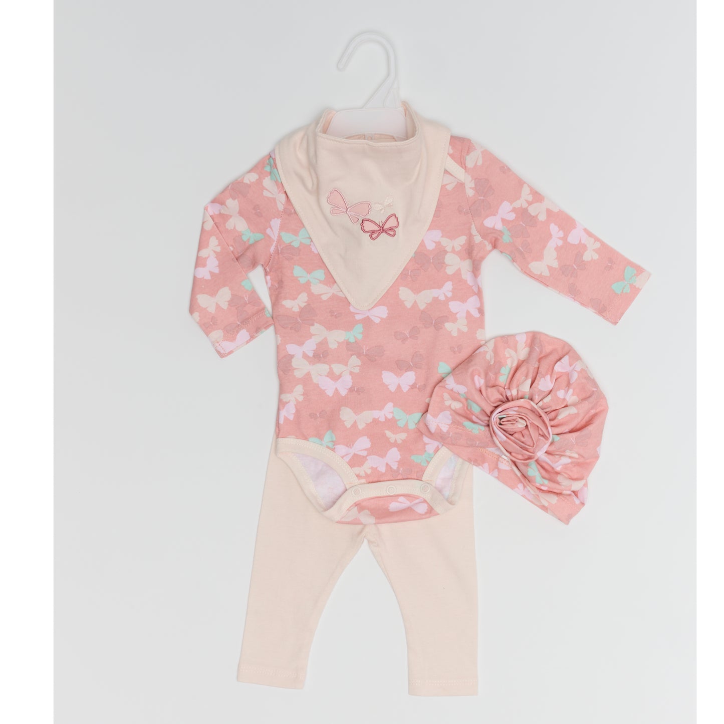 Long Sleeve Bodysuit 4-piece set on Hanger