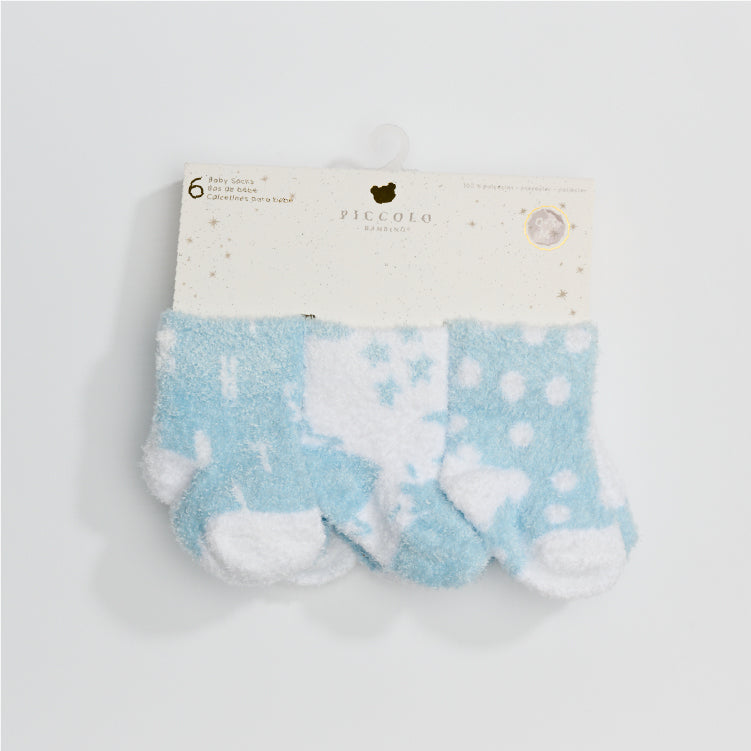 Chenille Socks 6-piece