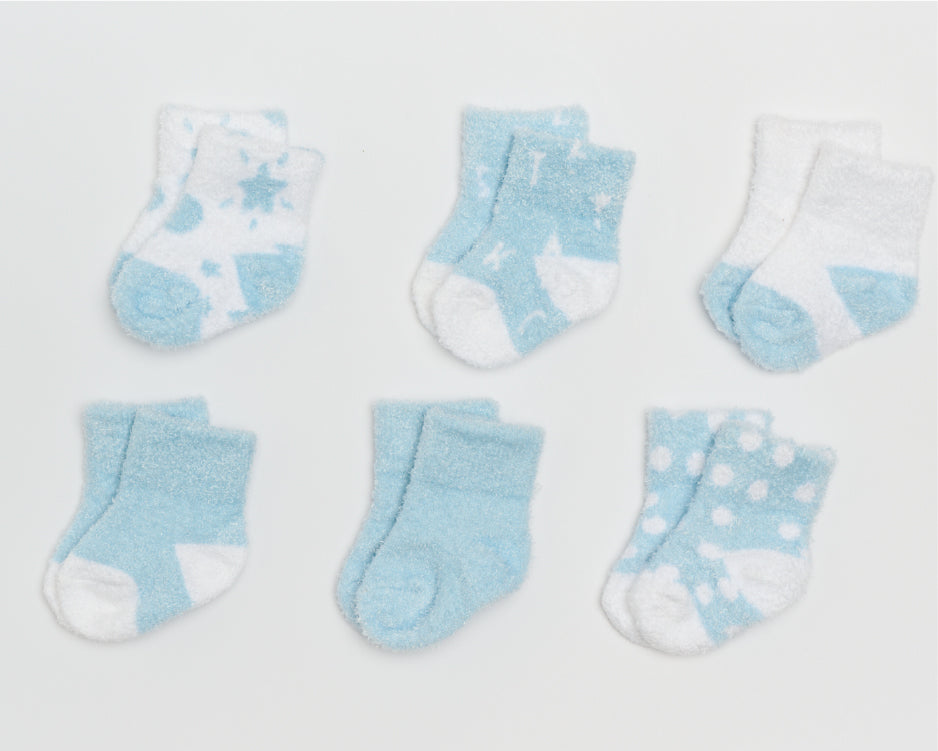 Chenille Socks 6-piece