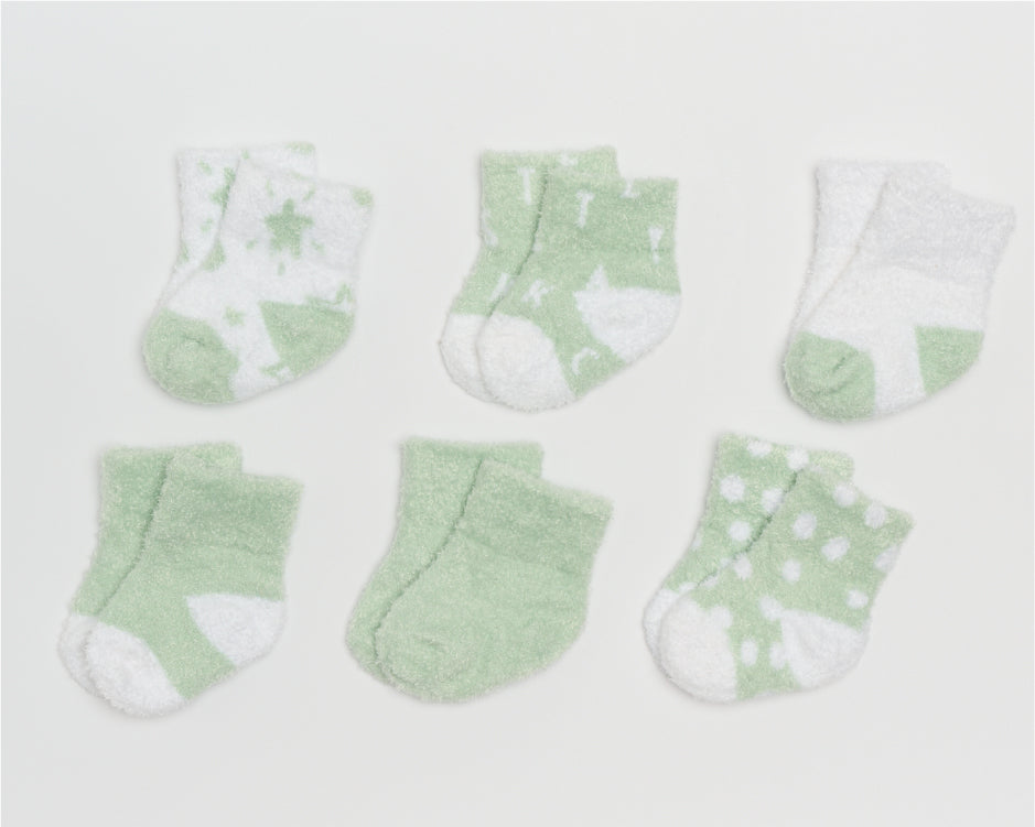 Chenille Socks 6-piece