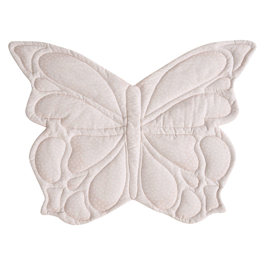 Butterfly Shape Playmat on Wooden Hanger